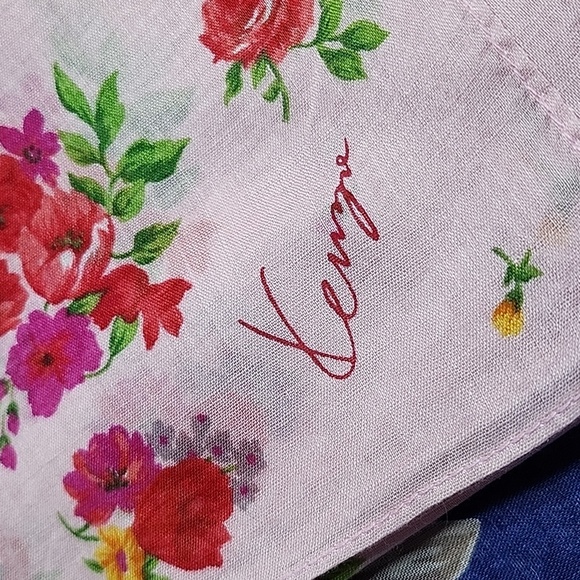 Kenzo Handkerchief 2 pcs Cotton Authentic not use - Picture 2 of 8